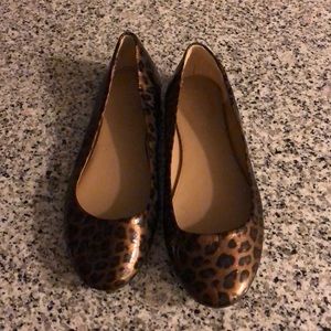 JCrew Leopard Flats